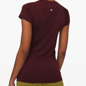 Lululemon Swiftly Tech Short-Sleeve Shirt 2.0 Garnet Size 12